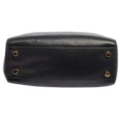 Pre Owned حقيبة ساتشل مايكل مايكل كورس جلد أسود