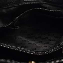 Pre Owned حقيبة ساتشل مايكل مايكل كورس جلد أسود