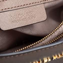 Pre Owned MICHAEL Michael Kors Brown Saffiano Leather Dillon Tote