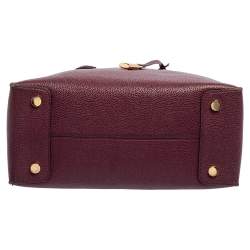 Pre Owned MICHAEL Michael Kors Plum Grained Leather Large Mercer Tote