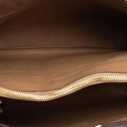 Pre Owned MICHAEL Michael Kors Plum Grained Leather Large Mercer Tote