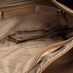 Pre Owned MICHAEL Michael Kors Plum Grained Leather Large Mercer Tote