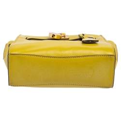 Pre Owned MICHAEL Michael Kors Citrine Leather Hamilton Crossbody Bag