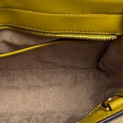 Pre Owned MICHAEL Michael Kors Citrine Leather Hamilton Crossbody Bag