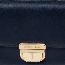 مملوكة مسبقًا حقيبة كروس مايكل مايكل كورس بريدغت جلد سافيانو أزرق