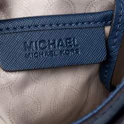 Pre Owned MICHAEL Michael Kors Blue Leather Hamilton Tote