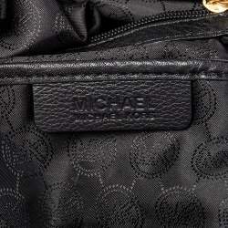 Pre Owned Michael Michael Kors Black Leather Bedford Hobo