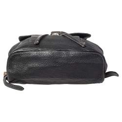 MICHAEL Michael Kors Black Leather Medium Romy Backpack