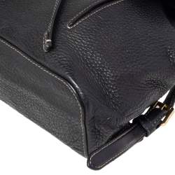 MICHAEL Michael Kors Black Leather Medium Romy Backpack