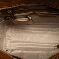 Pre Owned MICHAEL Michael Kors Brown Saffiano Leather Large Selma Tote