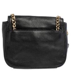 مملوكة مسبقًا Michael Michael Kors Black Leather Fulton Crossbody Bag