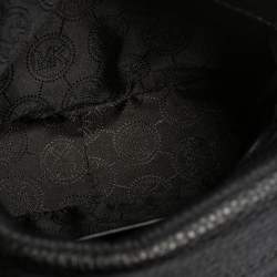 مملوكة مسبقًا Michael Michael Kors Black Leather Fulton Crossbody Bag