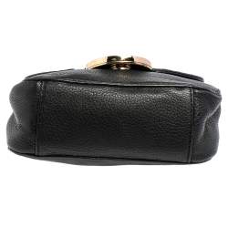 مملوكة مسبقًا Michael Michael Kors Black Leather Fulton Crossbody Bag