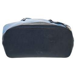 مملوكة مسبقًا حقيبة يد توتس مايكل مايكل كورس جيت سيت شوبر جلد سافيانو أزرق 