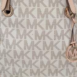 Pre Owned حقيبة يد توتس مايكل مايكل كورس جيت سيت كانفاس بيج مقوى