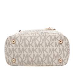 Pre Owned حقيبة يد توتس مايكل مايكل كورس جيت سيت كانفاس بيج مقوى