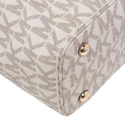 Pre Owned حقيبة يد توتس مايكل مايكل كورس جيت سيت كانفاس بيج مقوى