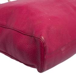 Pre Owned حقيبة يد توتس مايكل مايكل كورس نورث ساوث جلد أرجواني