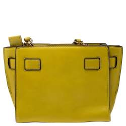 Pre Owned حقيبة كورس مايكل مايكل كورس هاميلتون جلد أصفر