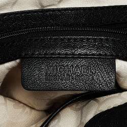 Pre Owned حقيبة يد توتس مايكل مايكل كورس هاميلتون ايست ويست جلد أسود متوسطة