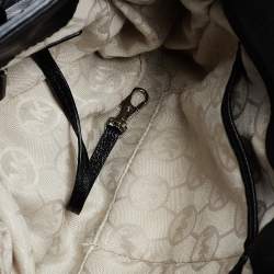 Pre Owned حقيبة يد توتس مايكل مايكل كورس هاميلتون ايست ويست جلد أسود متوسطة