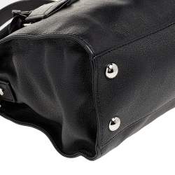 Pre Owned حقيبة يد توتس مايكل مايكل كورس هاميلتون ايست ويست جلد أسود متوسطة