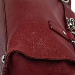 Pre Owned حقيبة يد توتس مايكل مايكل كورس هاميلتون إيست ويست جلد أحمر