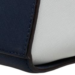 Pre Owned MICHAEL Michael Kors Tricolor Leather Small Selma Crossbody Bag