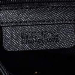 Pre Owned MICHAEL Michael Kors Black Leather Medium Hamilton East West Tote