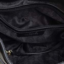 Pre Owned MICHAEL Michael Kors Black Leather Medium Hamilton East West Tote