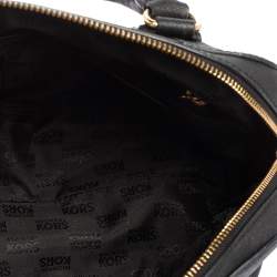 Pre Owned MICHAEL Michael Kors Black Leather Dome Satchel