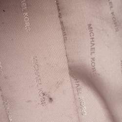 Pre Owned حقيبة ساتشل مايكل مايكل كورس سافانا جلد سافيانو برقوقي صغيرة