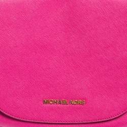 MICHAEL Michael Kors Fuchsia Leather Hamilton Messenger Bag