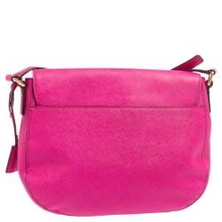 MICHAEL Michael Kors Fuchsia Leather Hamilton Messenger Bag