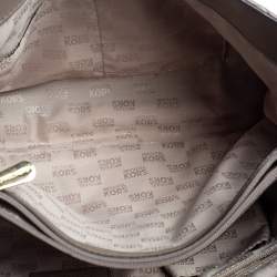 Pre Owned MICHAEL Michael Kors Beige Quilted Leather Large Susannah Tote