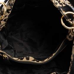مملوكة مسبقًا MICHAEL Michael Kors Signature Canvas and Leather Ludlow Shoulder Bag