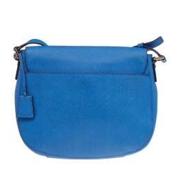 مملوكة مسبقًا حقيبة كروس مايكل مايكل كورس هاميلتون جلد سافيانو أزرق