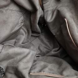 MICHAEL Michael Kors Khaki/Black Python Effect Leather Tote