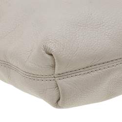 Pre Owned MICHAEL Michael Kors Off White Leather Crossbody Bag