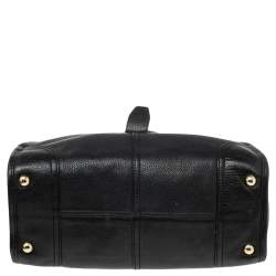 مملوكة مسبقًا MICHAEL Michael Kors Black Leather Hudson Hobo 