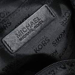 Pre Owned حقيبة كتف مايكل مايكل كورس لودلو جلد أسود برباط 