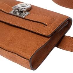 Pre Owned MICHAEL Michael Kors Tan Leather Hamilton Belt Bag