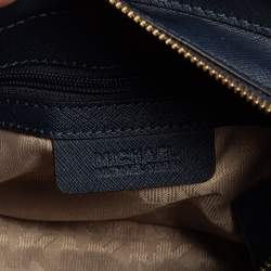 Pre Owned حقيبة يد توتس مايكل مايكل كورس ديلون جلد أزرق صغيرة