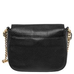 Pre Owned حقيبة كروس مايكل مايكل كورس "فولتون" جلد أسود