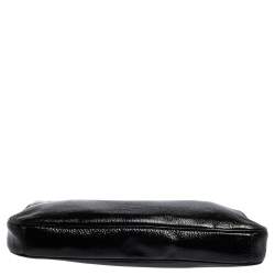 Pre Owned MICHAEL Michael Kors Black Patent Leather Berkley Clutch