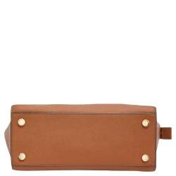 مملوكة مسبقًا MICHAEL Michael Kors Brown Leather Large Selma Satchel