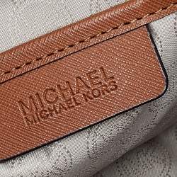 مملوكة مسبقًا MICHAEL Michael Kors Brown Leather Large Selma Satchel