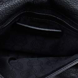 Pre Owned حقيبة كروس مايكل مايكل كورس فولتون جلد أسود