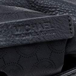 Pre Owned حقيبة كروس مايكل مايكل كورس فولتون جلد أسود