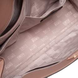 Pre Owned MICHAEL Michael Kors Beige Leather Astrid Satchel